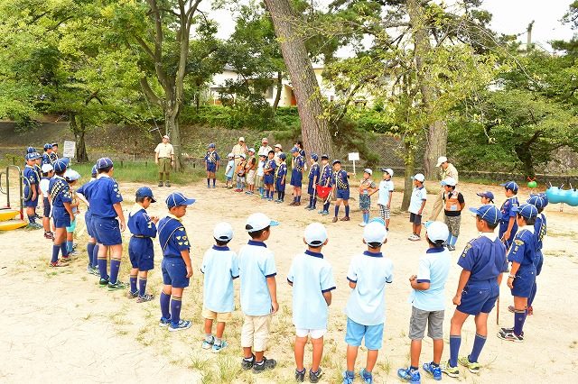 今年度最終のビーバーとカブの合同隊集会。