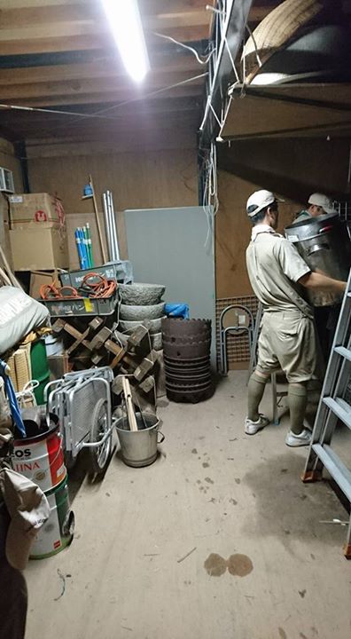 本日、薪能奉仕の前に、スカウトハウスの大掃除をしました。