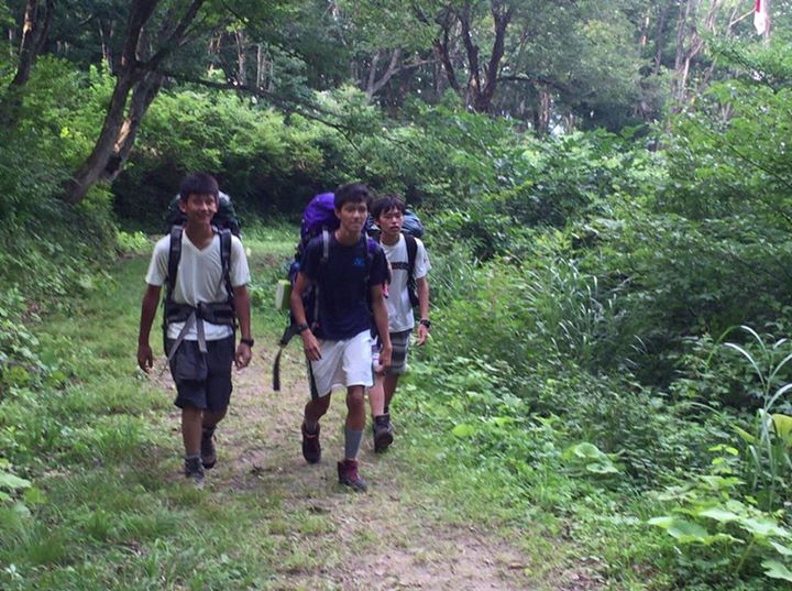 ベンチャー隊も5日間の北アルプス遠征を無事終了し池原に到着しました(^^)