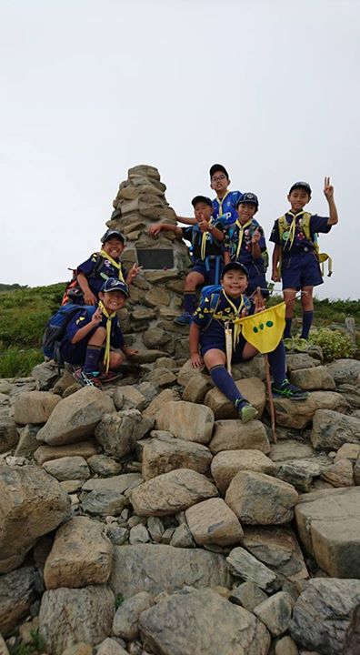 舎営の山場ハイキングです。