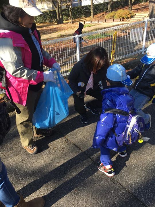 ビーバー1隊本日は地域の清掃をしました！