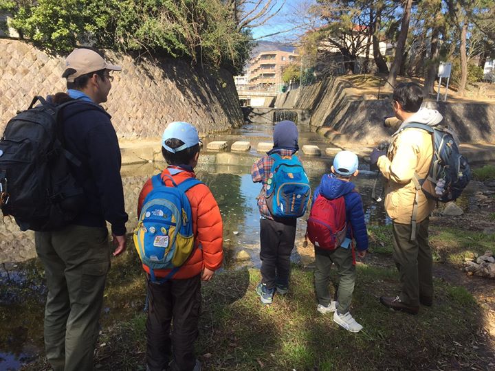 １３団ビーバー２隊、バードウォッチング。