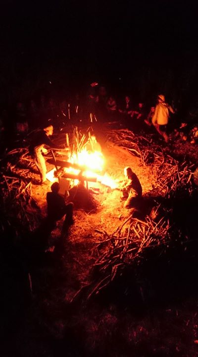 大営火、始まりました！