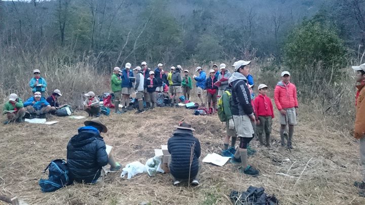 出発の指示はモールス信号。