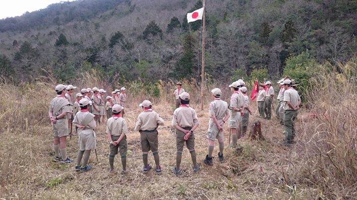 全班のサイト点検、昨日の講評を経て、朝礼を行います。