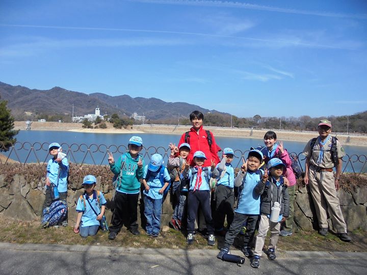 3月12日、ビーバー隊ハイキング。