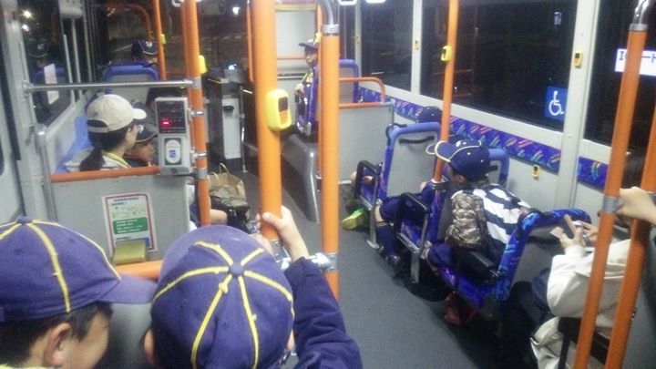 男の哀愁夜行バスに乗って甲山へ。