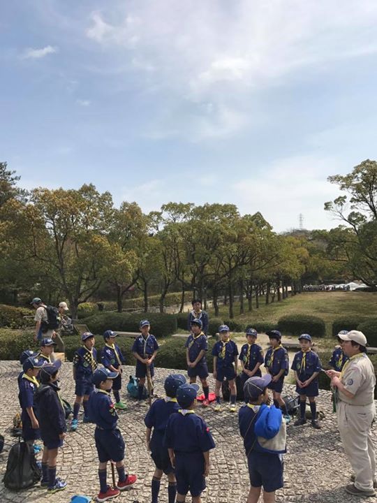 最終日は西宮第21団と合同でポイントラリー！