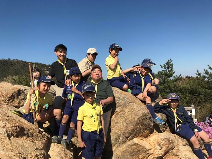 大阪平野を一望。