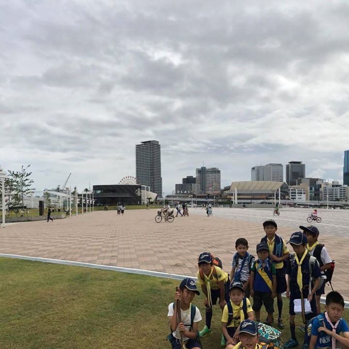 メリケンパークでもしっぽとり笑