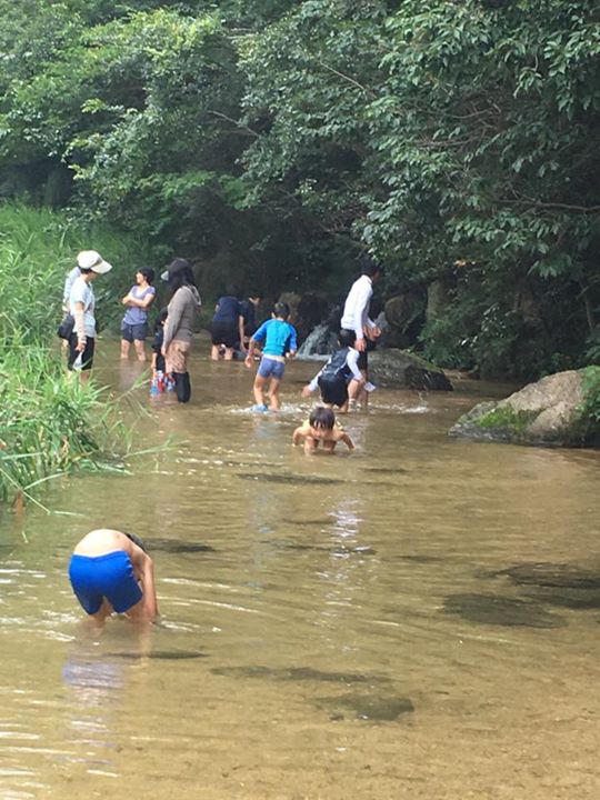 13団ビーバー隊、今日は川遊び集会でした☆体験者もたくさん来てくれて賑やかな集会です🌟