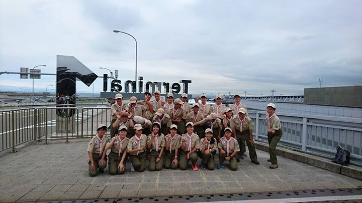 ３団からも二人のスカウトが参加しています❗