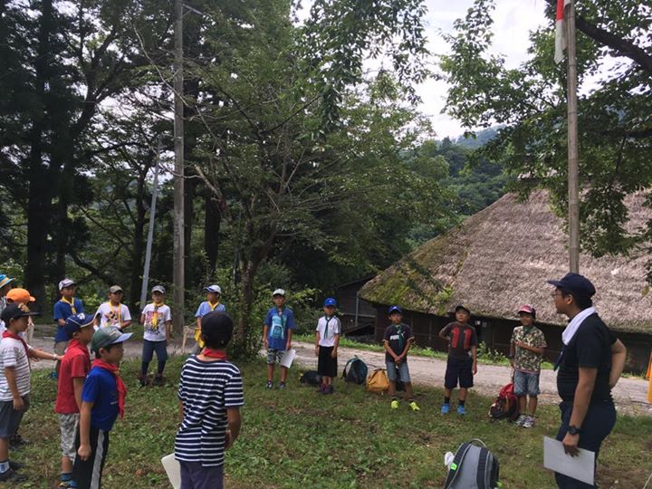 夏の舎営も2日目、いよいよプログラムが本格化します！