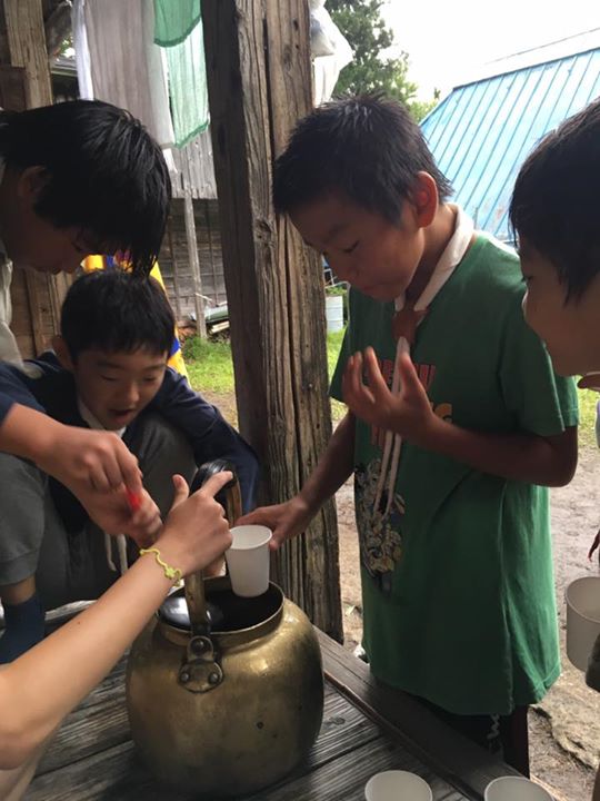 お風呂のあとのひと息