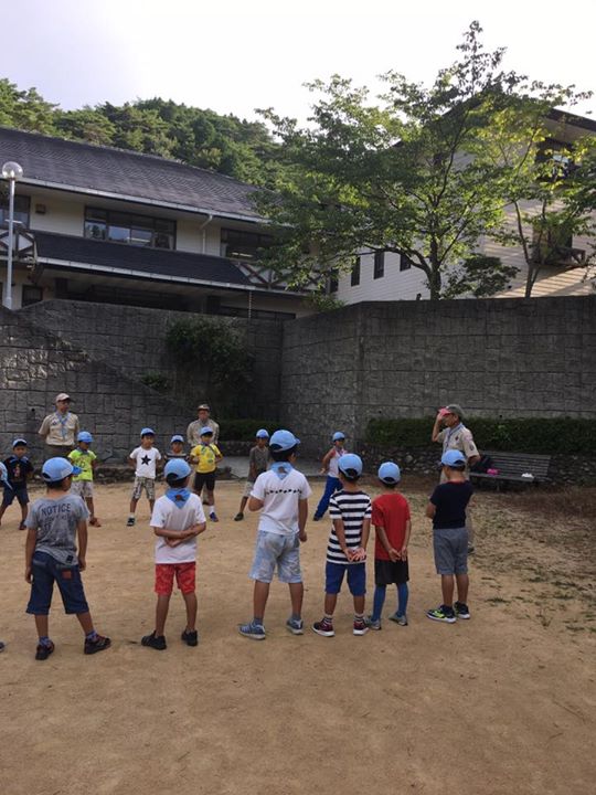 ビーバー隊夏の舎営、二日目も快晴！
