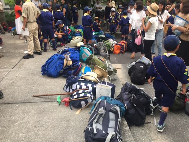 今年度の総仕上げ、夏期野舎営が本日から始まります。
