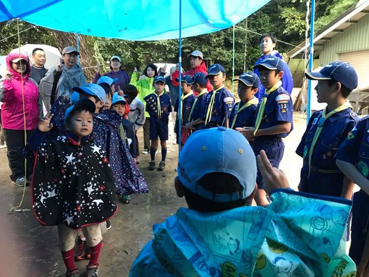 本日はカブ1隊、ビーバー1隊合同でポイントラリー！