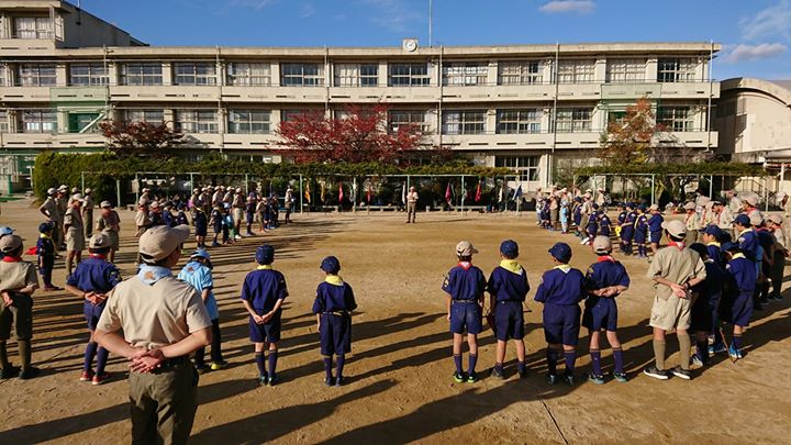 秋晴れの集会日和の中、毎年恒例の3団・13団合同団集会が今年も行われました。