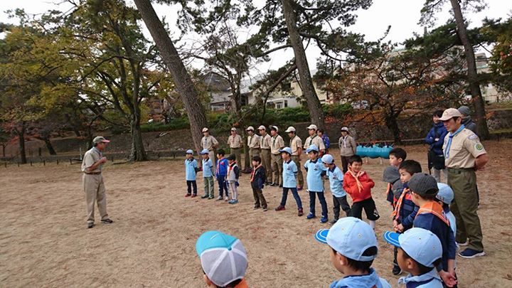 11月26日、ビーバースカウト体験会、忍者修行で免許皆伝にん！が開催されました。
