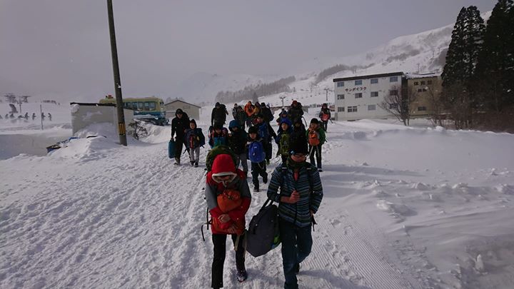 スキー終了、今から西宮に帰りまーす。