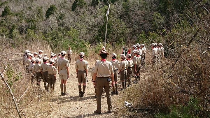 第59回春季野営 閉営式です。