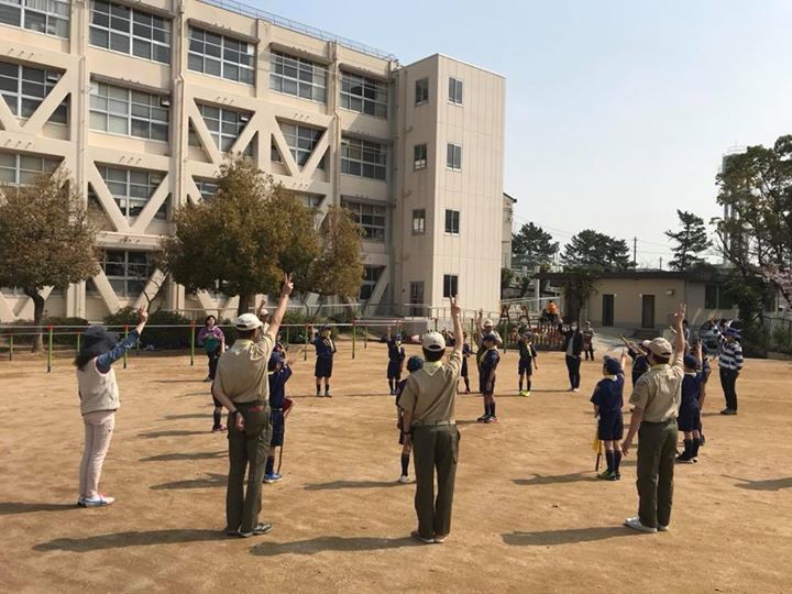 本日は1,2隊合同球技大会