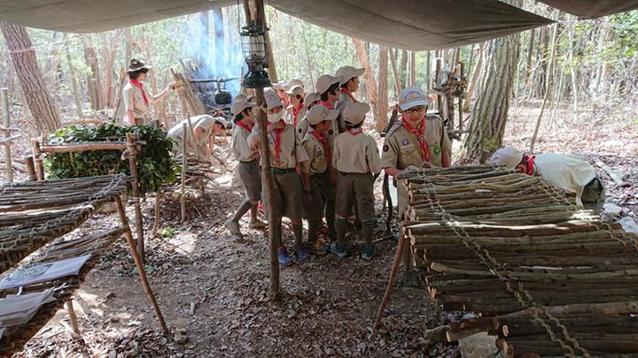 最終日の朝礼の後は、恒例のサイト見学です。