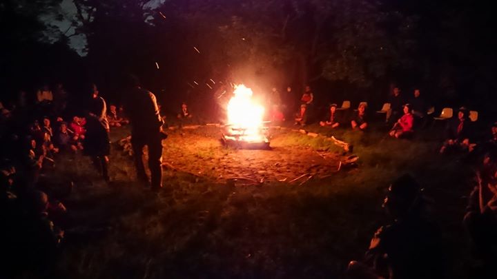 団営火、始まりました！