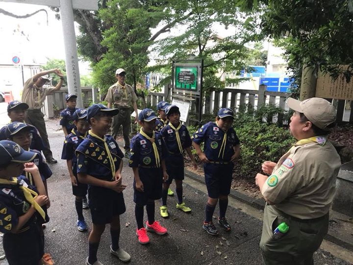 本日カブ隊は警報によりハイキングは中止。