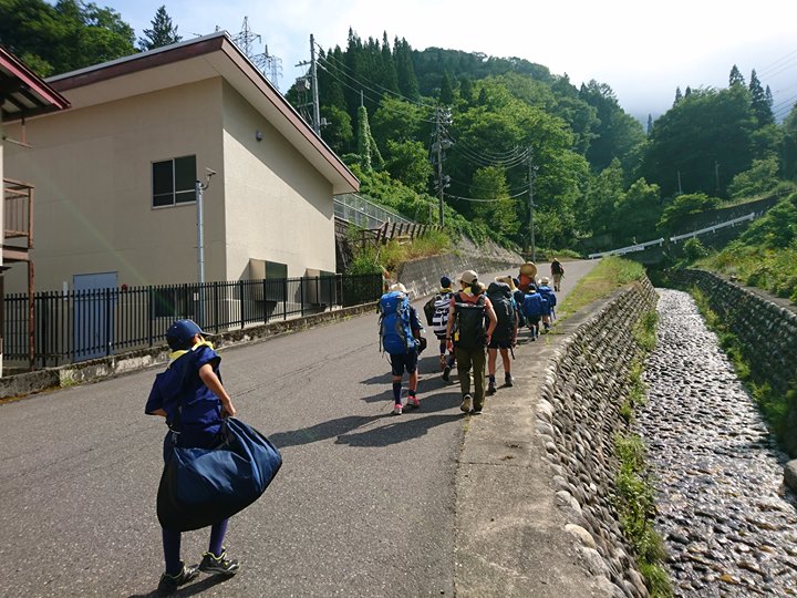 夏の舎営、最初の試練。