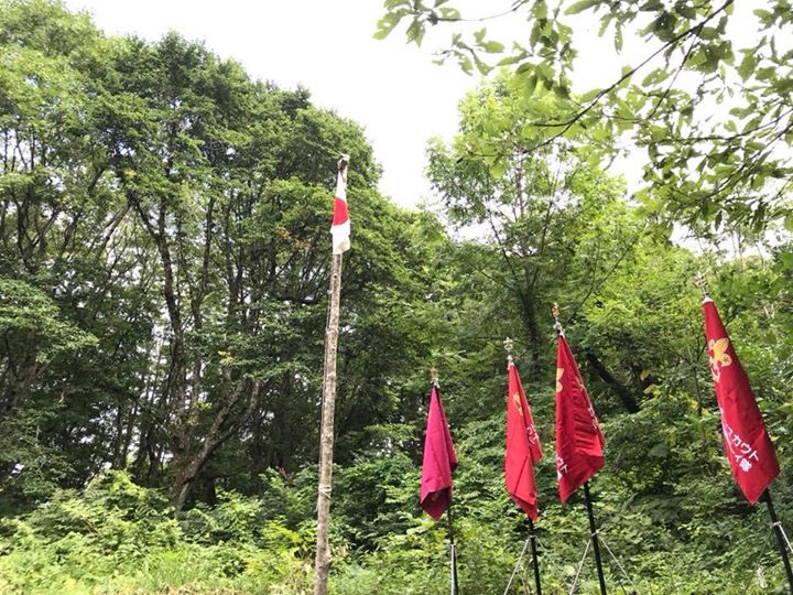 ボーイ隊、開営式も終わりキャンプ始動。