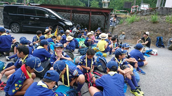 カブ隊は長野で舎営中です。