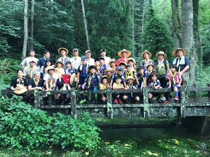 13団カブ隊、姫川の源流に足を踏み入れる。