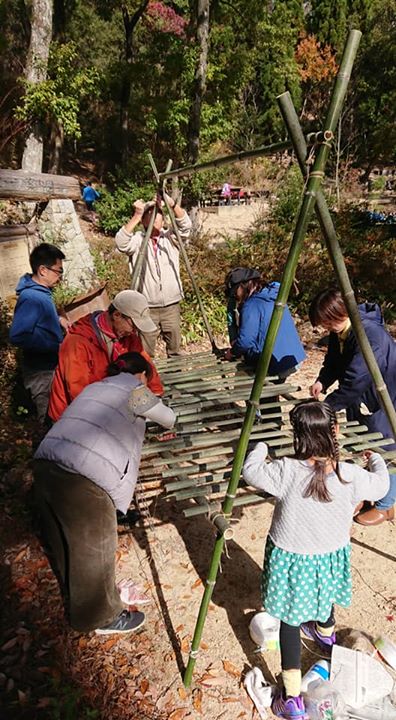 ウッドクラフト(バンブークラフト？)は楽しいですね！