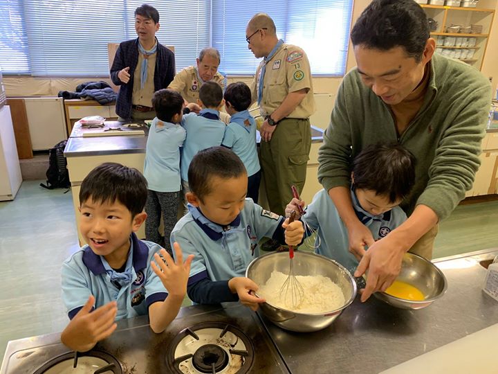 ビーバー達はクッキーを作りました。