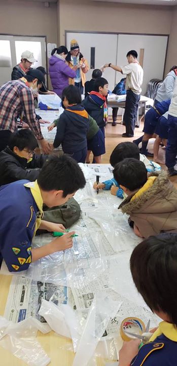 カブも凧揚げ！