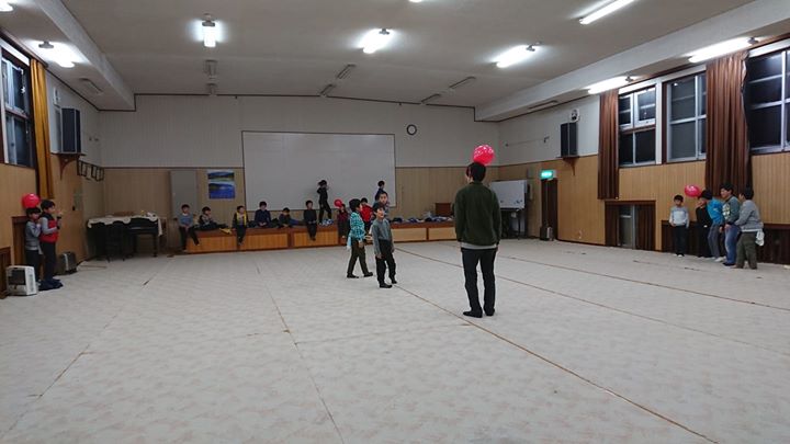 夜のレクリエーションが始まりました。