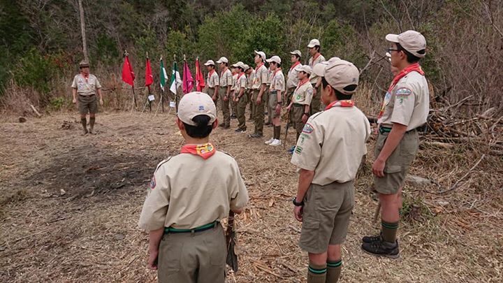 春季野営ももうすぐ終わり。