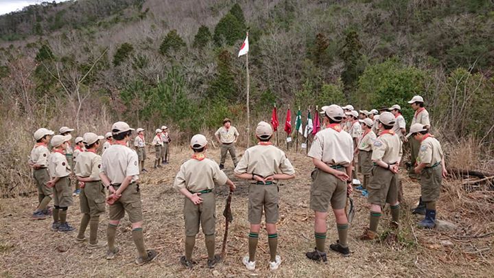 第60回春季野営 閉営式です。