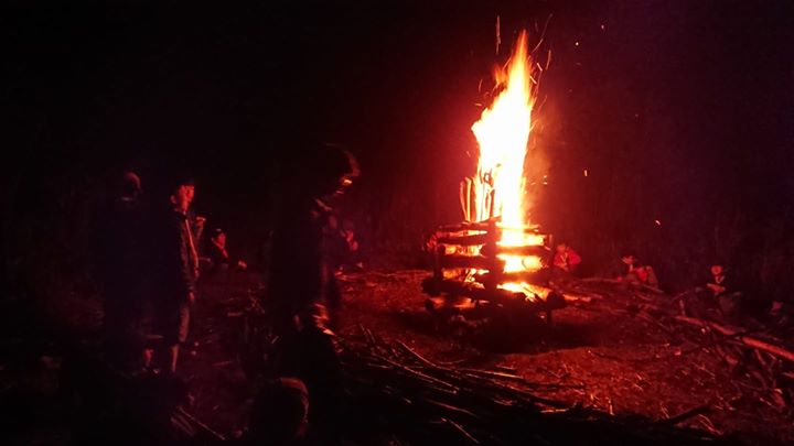 大営火、始まりました！