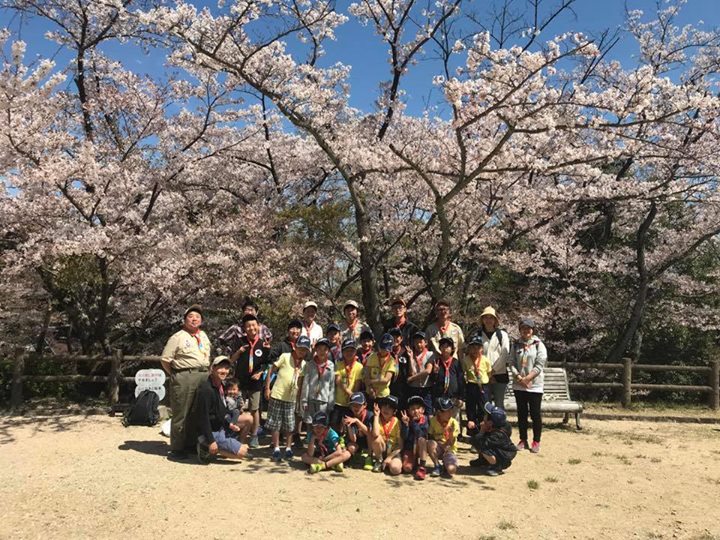 春の舎営よくがんばりました。