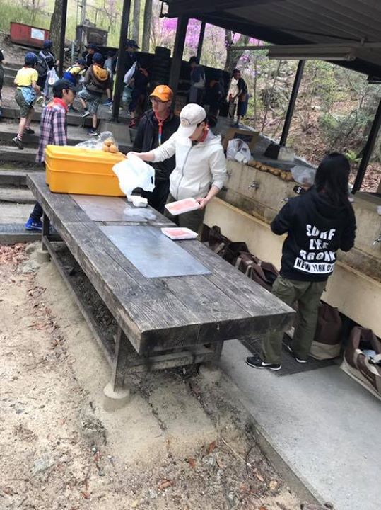 舎営3日目のプログラムは