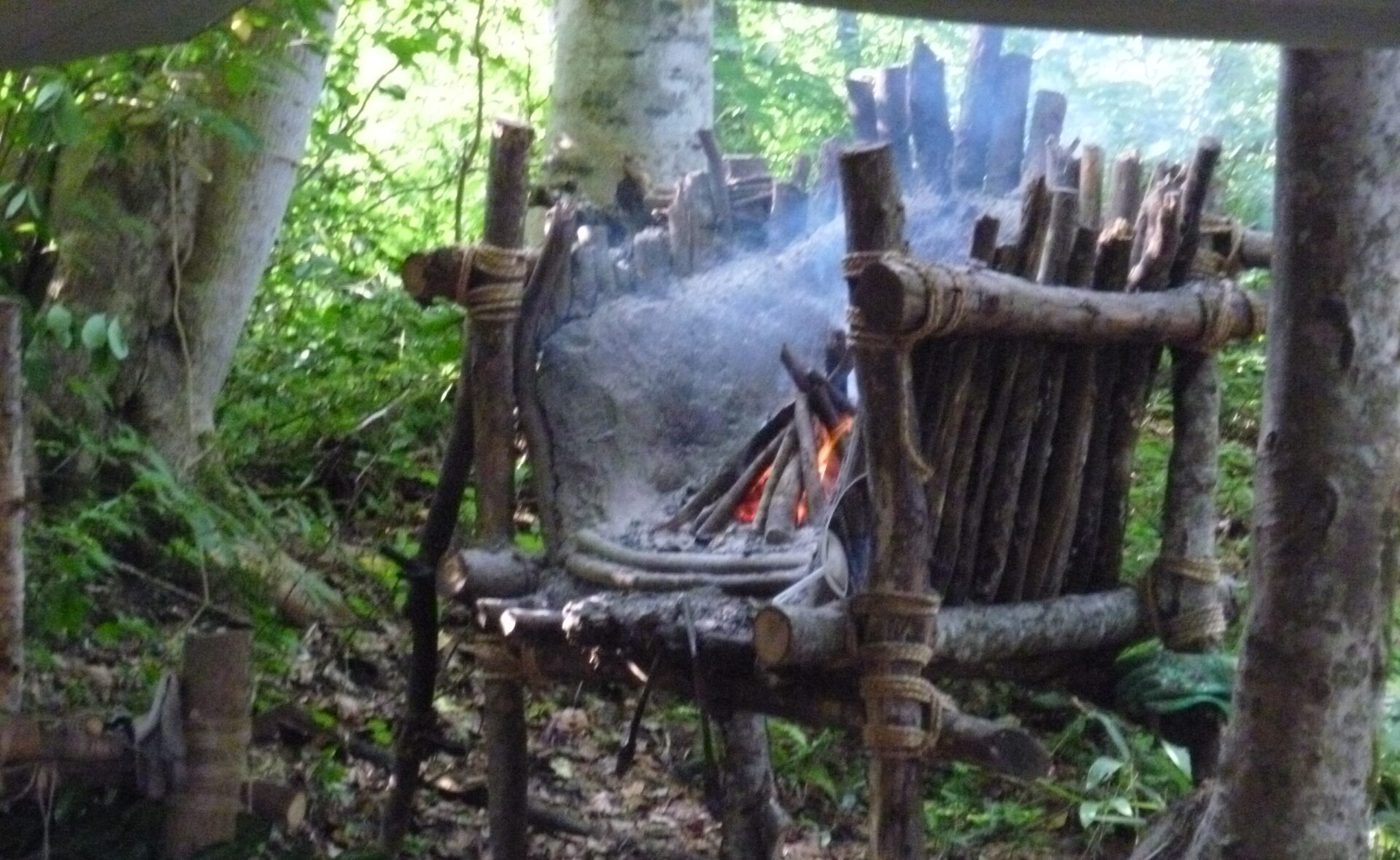 夙川スカウト野営の原点「立ちかまど」